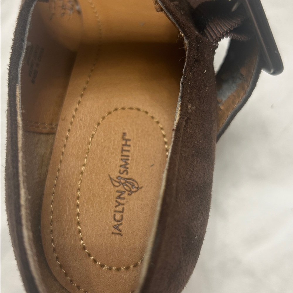Jaclyn Smith Dark Brown Mary Jane Heels 💥 - Picture 5 of 9